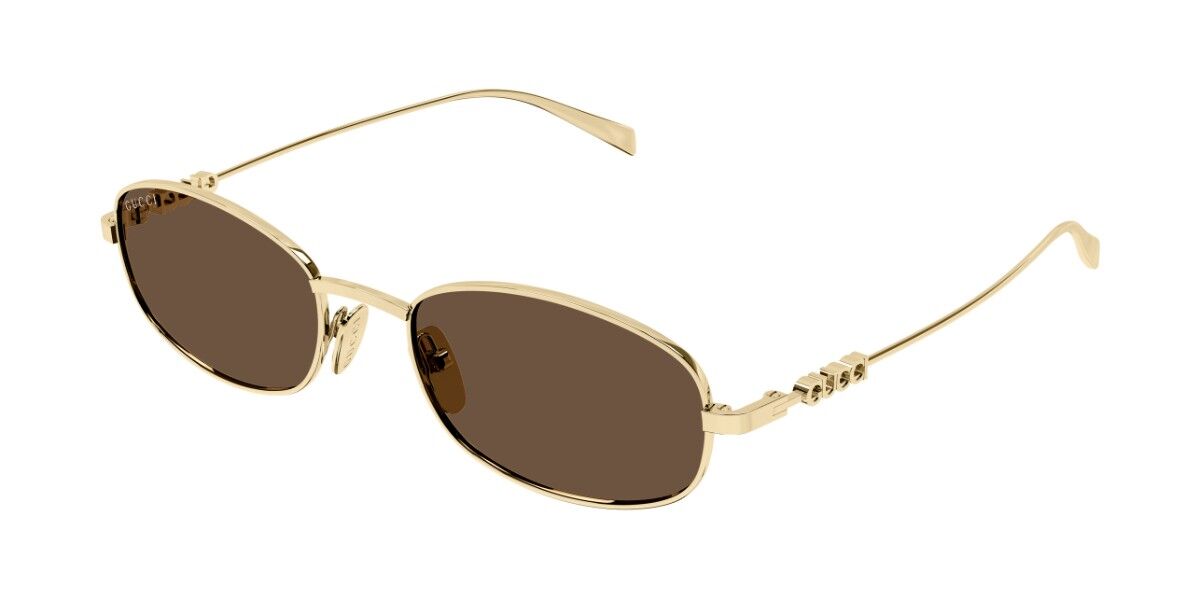 Gucci GG1940S 002, Gold frame, Brown lenses