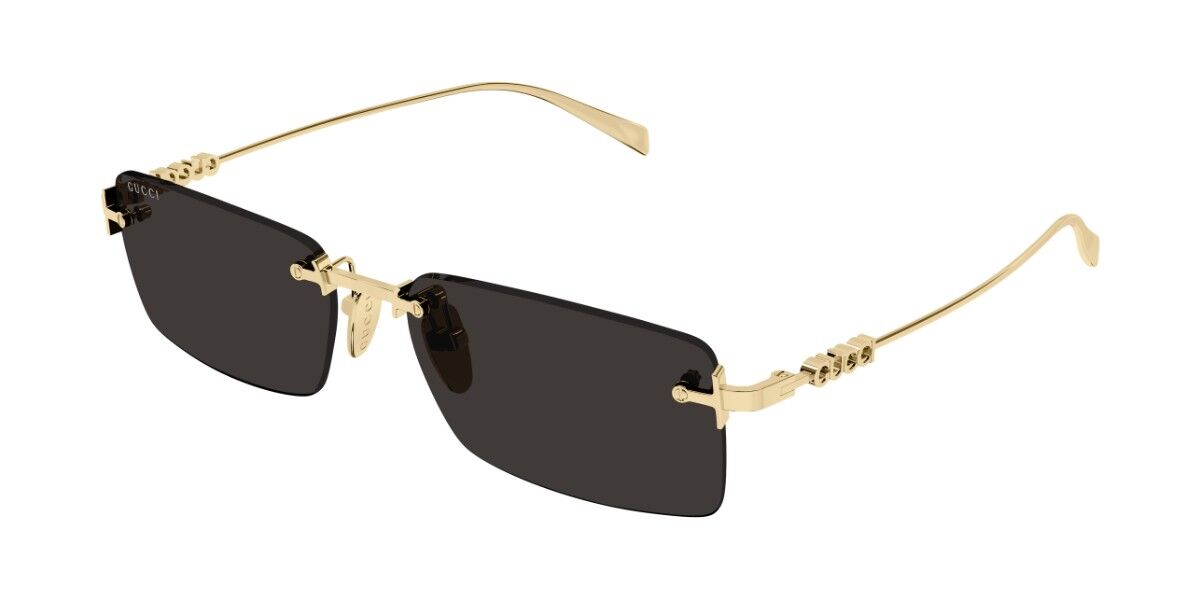 Gucci GG1941S 001, Gold frame, Grey lenses