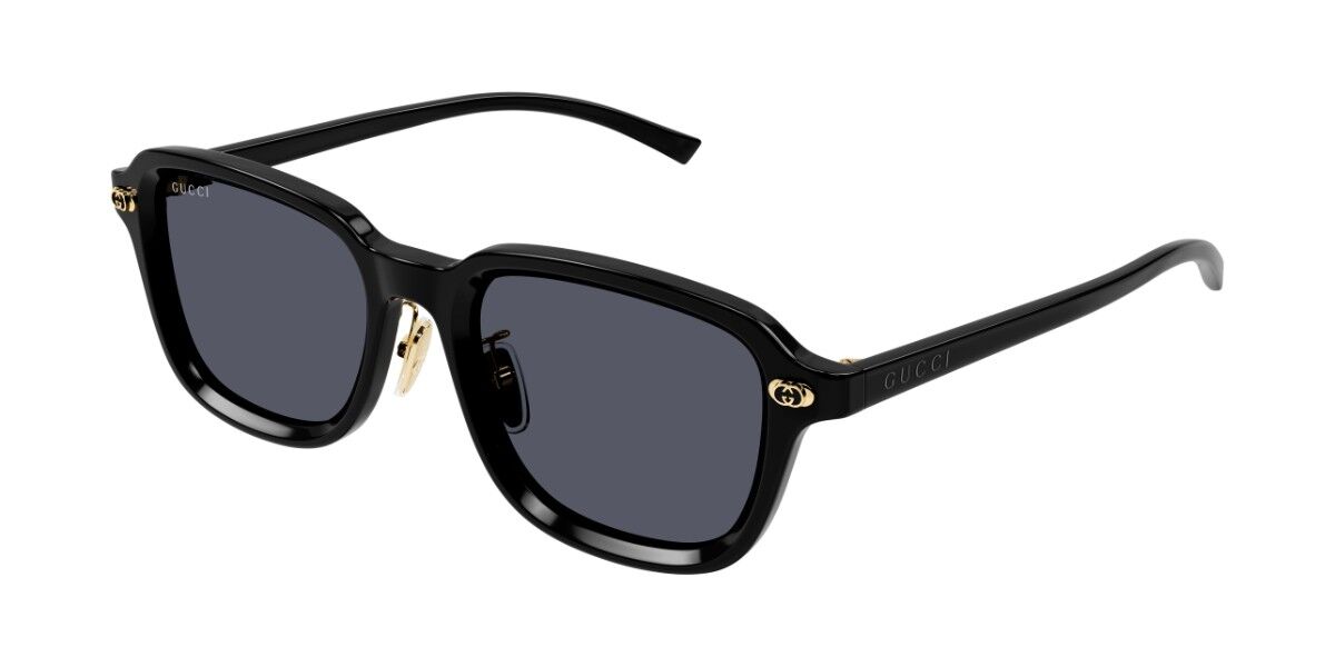 Gucci GG1948SK Asian Fit 001, Black frame, Grey lenses