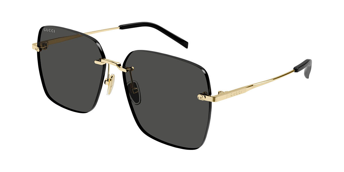 Gucci GG1955SA Asian Fit 001, Black frame, Grey lenses