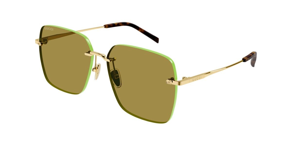Gucci GG1955SA Asian Fit 004, Green frame, Green lenses