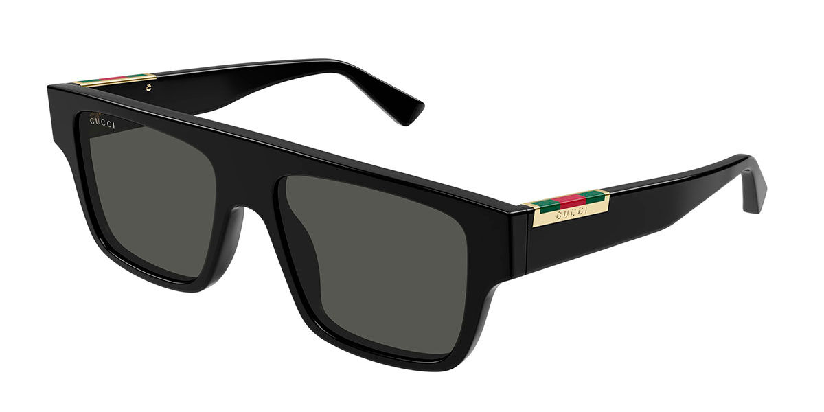 Gucci GG1960S 002, Black frame, Grey lenses