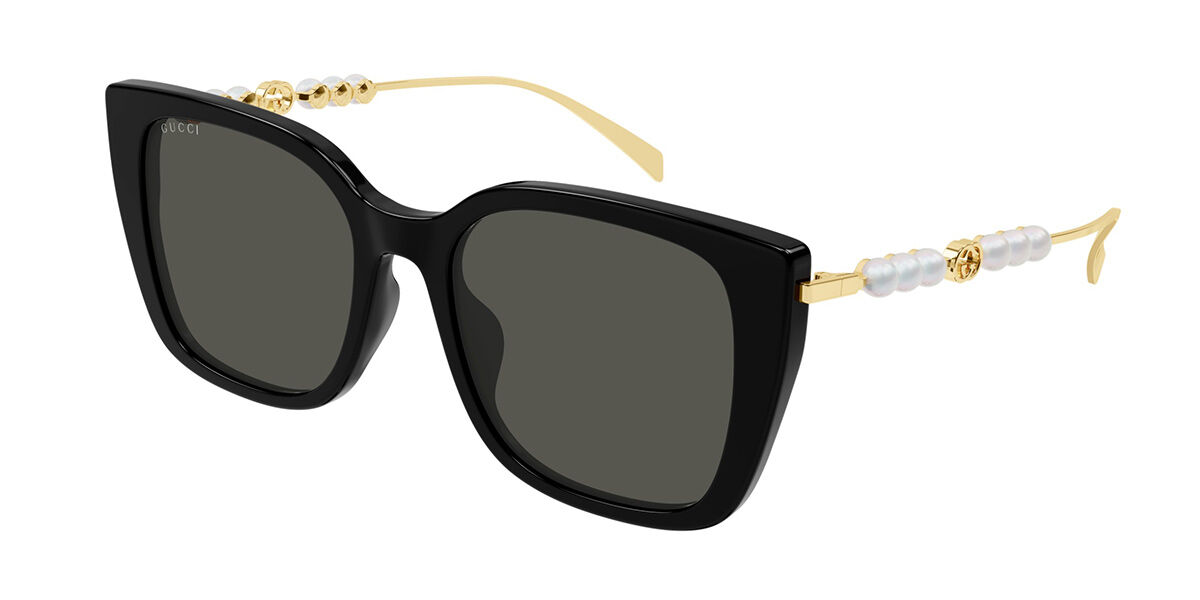 Gucci GG1971SA Asian Fit 001, Black frame, Grey lenses