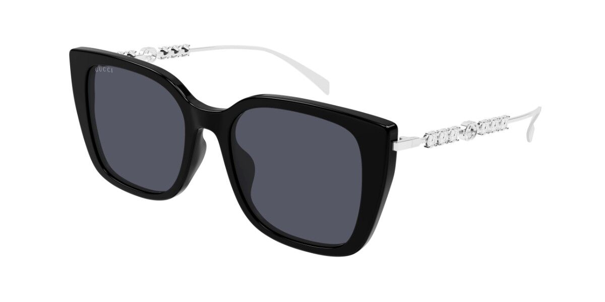 Gucci GG1971SA Asian Fit 002, Black frame, Grey lenses