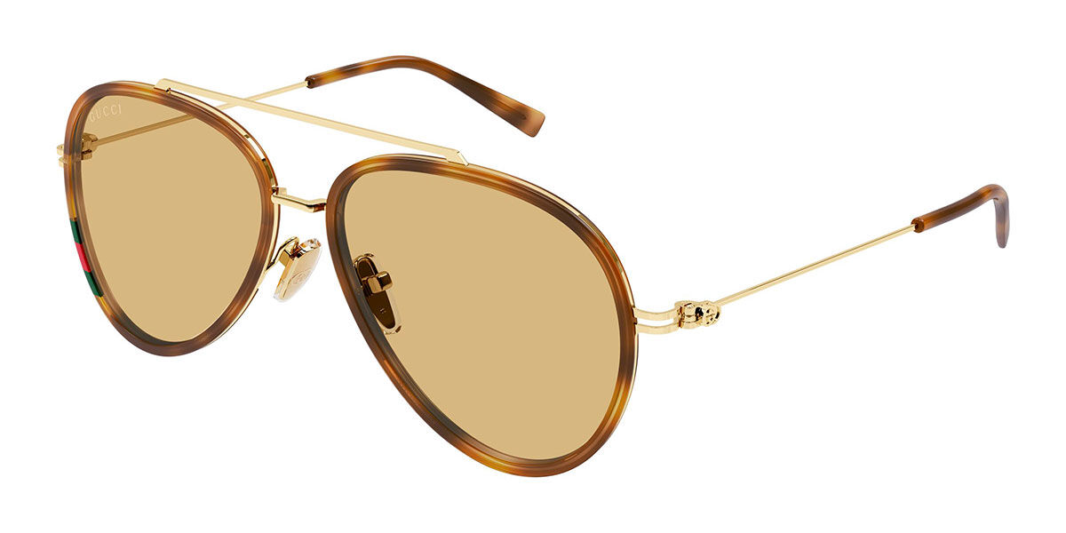 Gucci GG1981S 002, Grey frame, Orange lenses