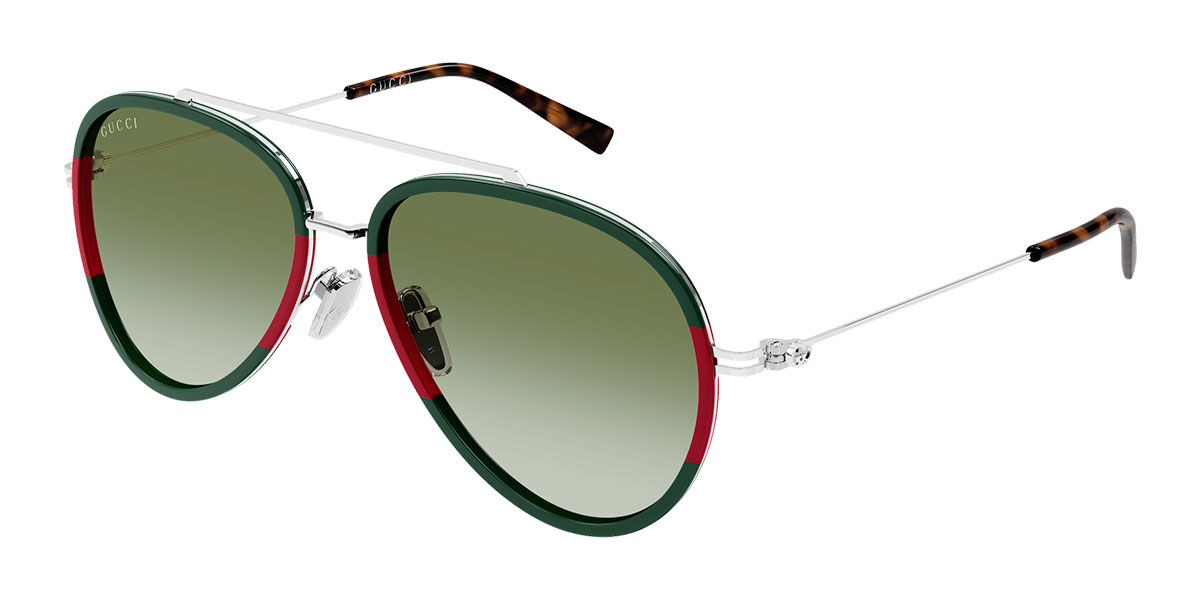 Gucci GG1981S 007, Green frame, Gradient Green lenses
