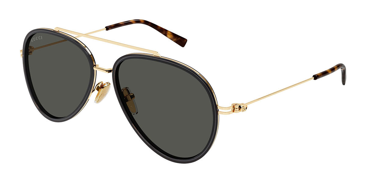 Gucci GG1981S 001, Grey frame, Grey lenses