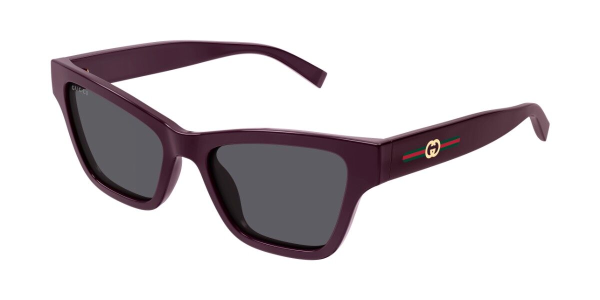 Gucci GG1982S 003, Purple frame, Grey lenses