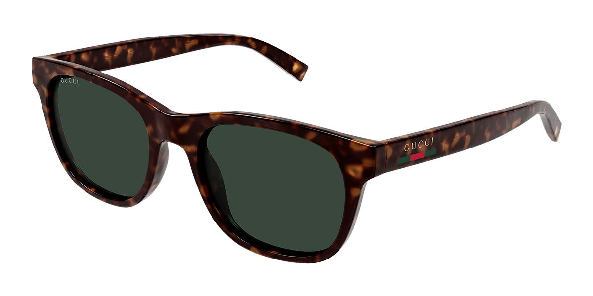 Gucci GG1985S 002, Tortoiseshell frame, Green lenses