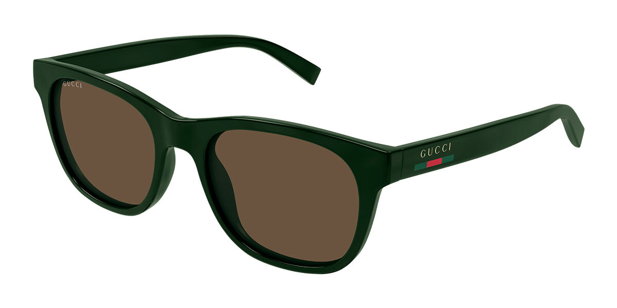 Gucci GG1985S 004, Green frame, Brown lenses