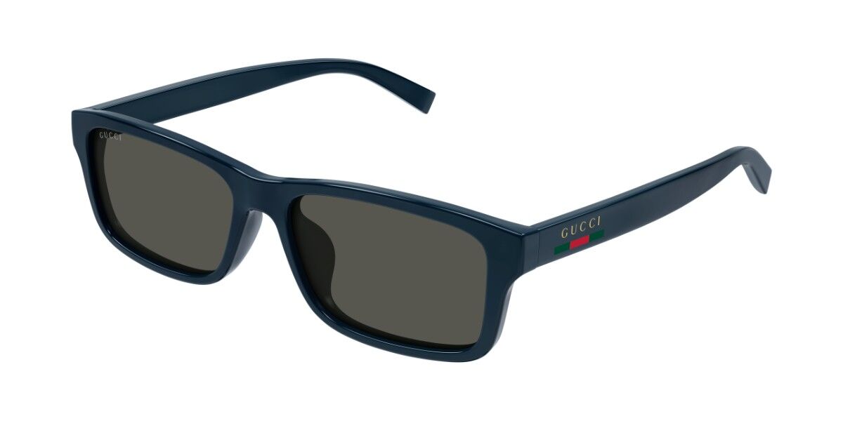 Gucci GG1986SA Asian Fit 004, Blue frame, Grey lenses