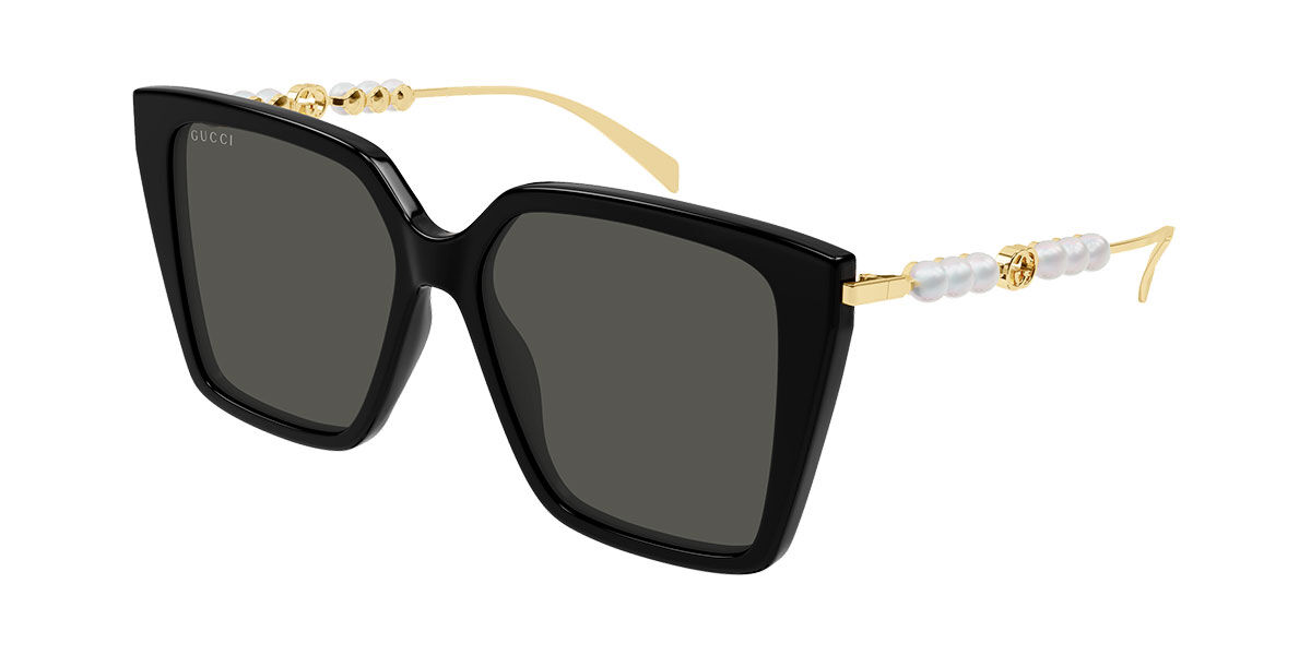 Gucci GG1967S 001, Black frame, Grey lenses