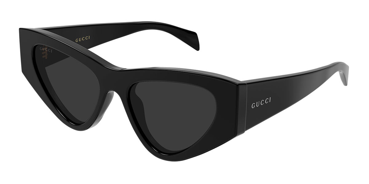 Gucci GG2019S 001, Grey lenses