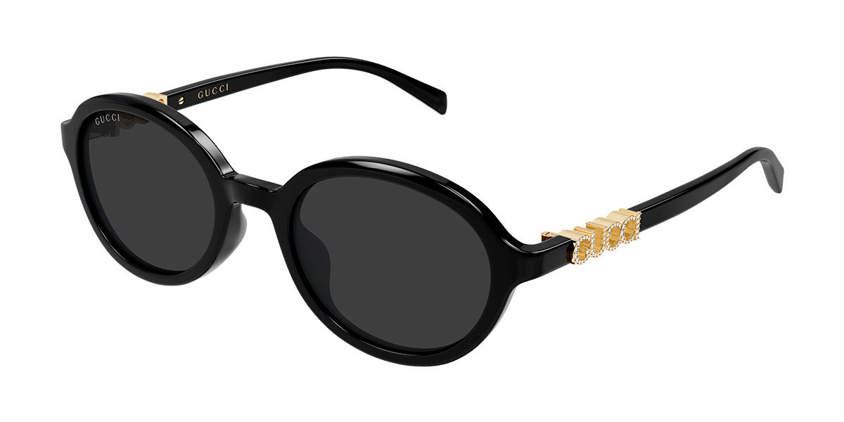 Gucci GG2033SA Asian Fit 007, Black frame, Grey lenses