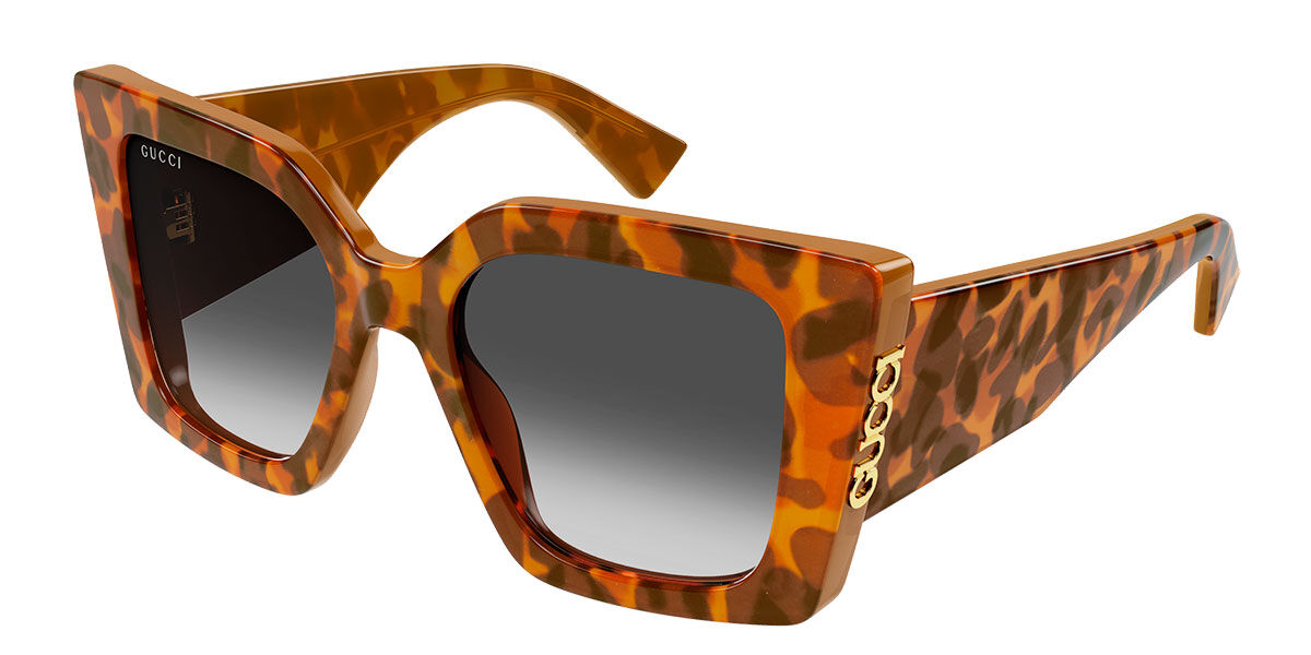 Gucci GG2039S 004, Tortoiseshell frame, Gradient Grey lenses