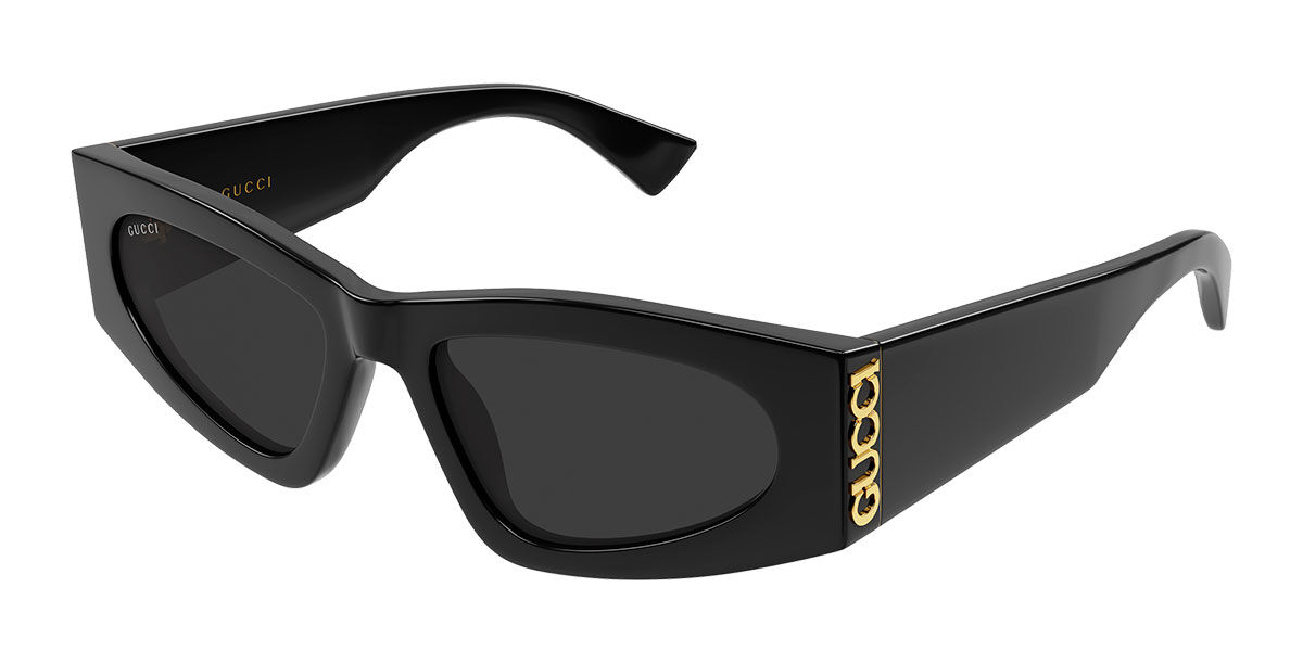 Gucci GG2040S 001, Black frame, Grey lenses