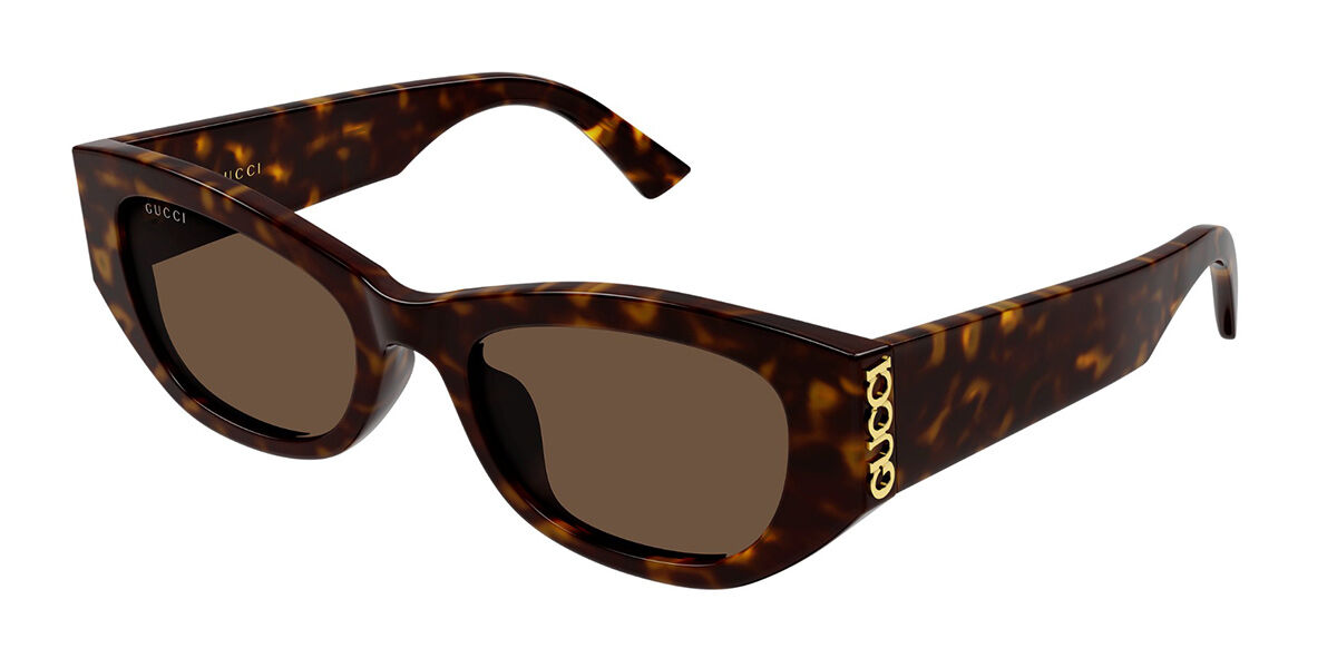 Gucci GG2044SA Asian Fit 002, Brown lenses