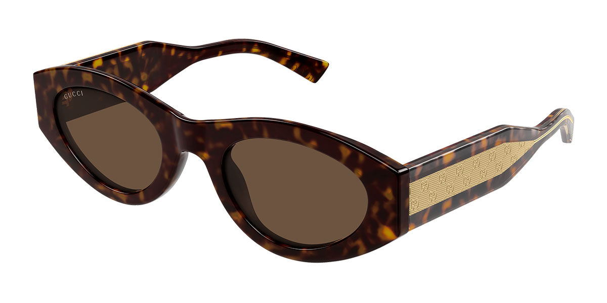 Gucci GG2065S 002, Tortoiseshell frame, Brown lenses
