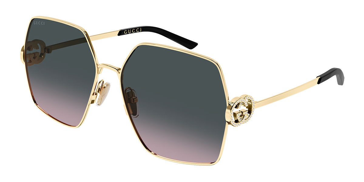 Gucci GG2163S 002, Gradient Grey/Pink lenses