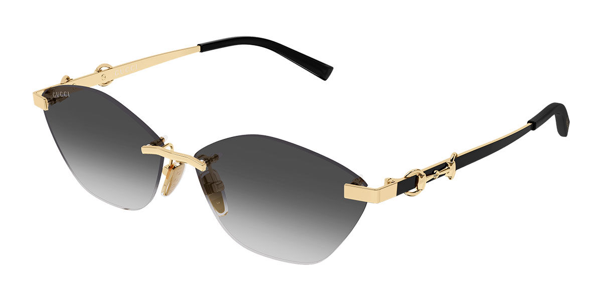 Gucci GG2050S 001, Gold frame, Gradient Grey lenses