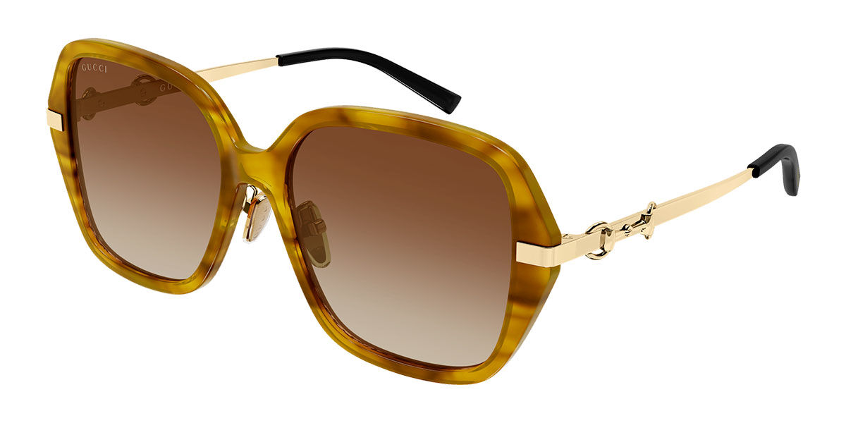 Gucci GG2055SA Asian Fit 003, Tortoiseshell frame, Gradient Brown lenses