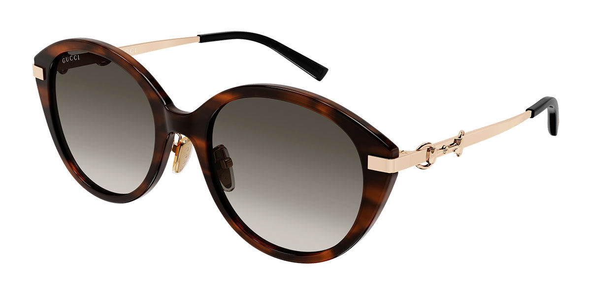 Gucci GG2056SA Asian Fit 003, Tortoiseshell frame, Gradient Grey lenses