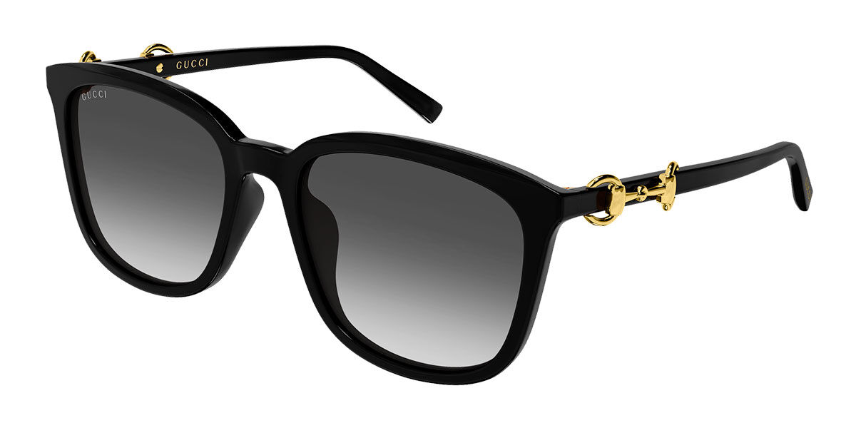 Gucci GG2057SK Asian Fit 001, Black frame, Gradient Grey lenses
