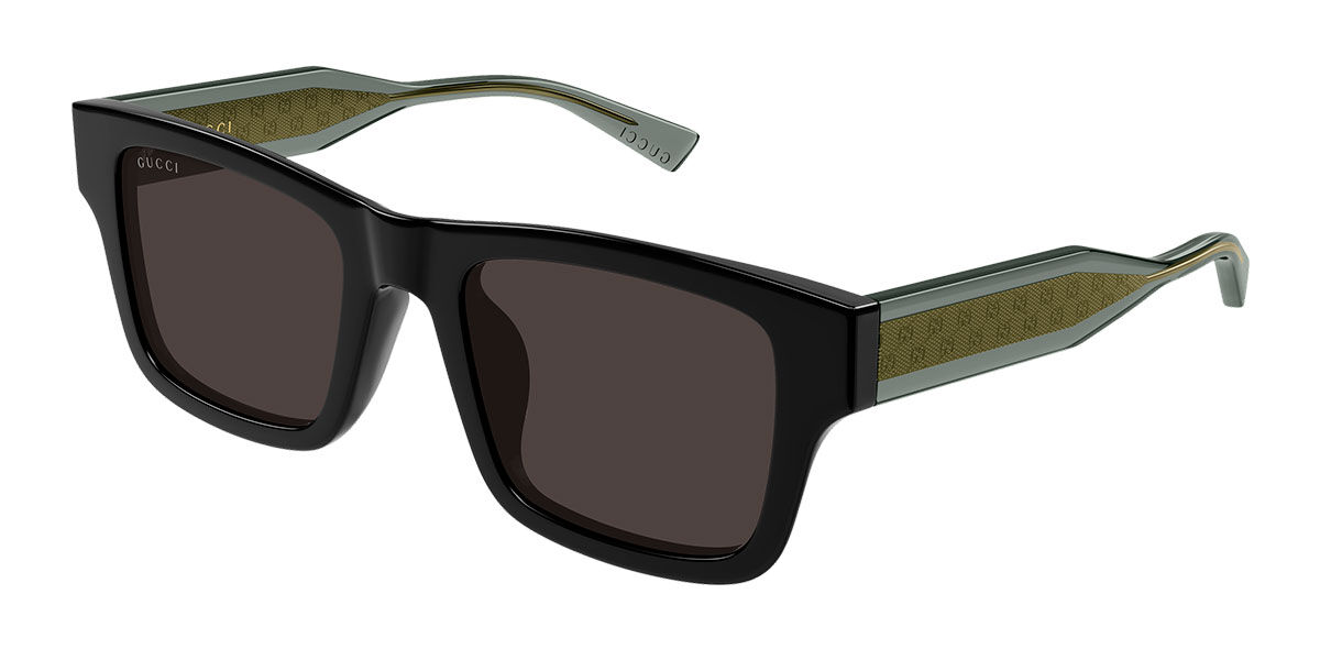 Gucci GG2072SA Asian Fit 002, Black frame, Grey lenses