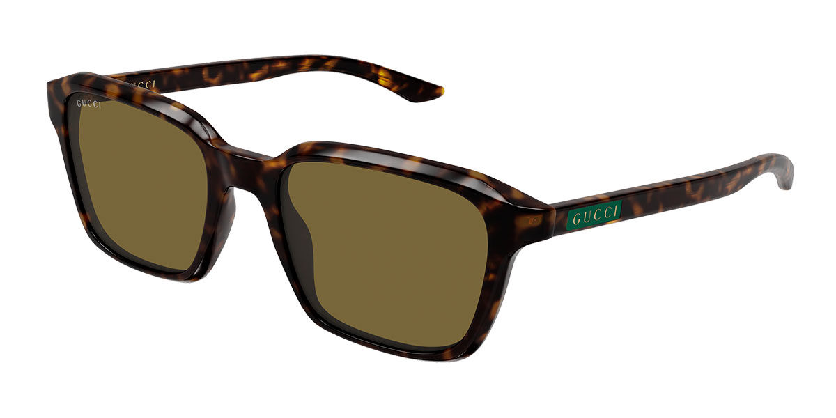 Gucci GG2078S 002, Tortoiseshell frame, Brown lenses