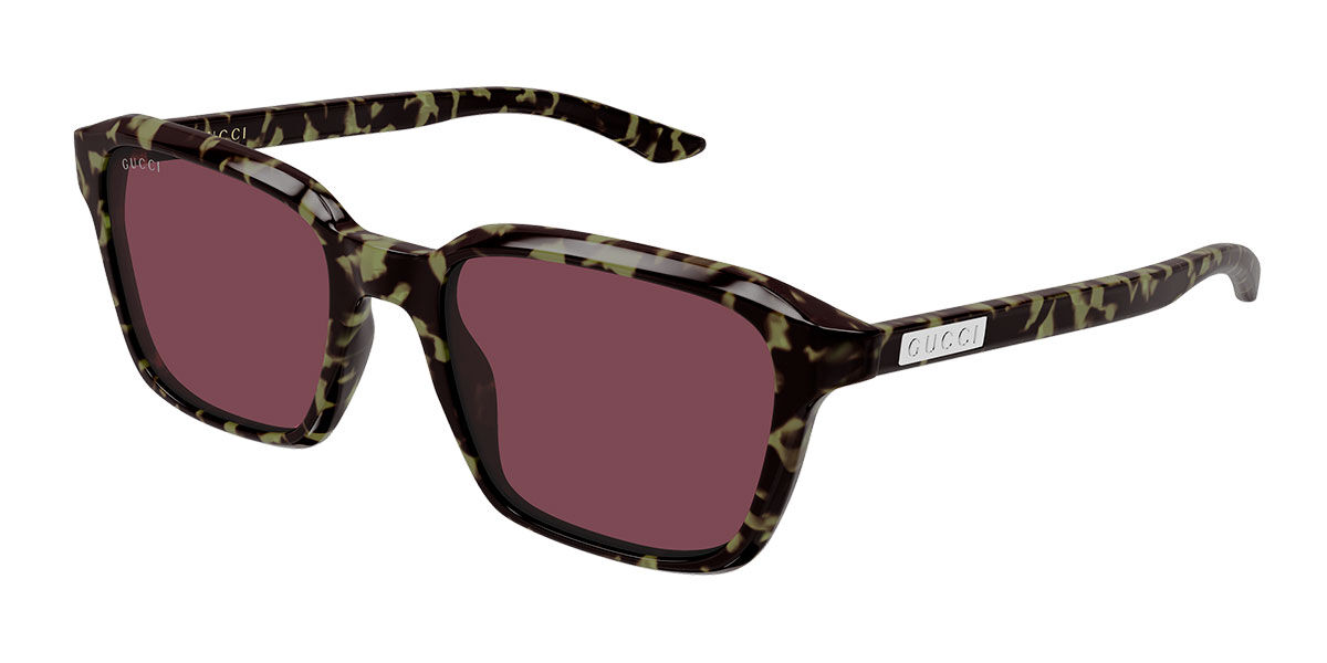 Gucci GG2078S 003, Tortoiseshell frame, Red lenses