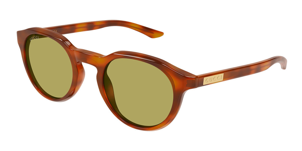 Gucci GG2079S 005, Tortoiseshell frame, Green lenses