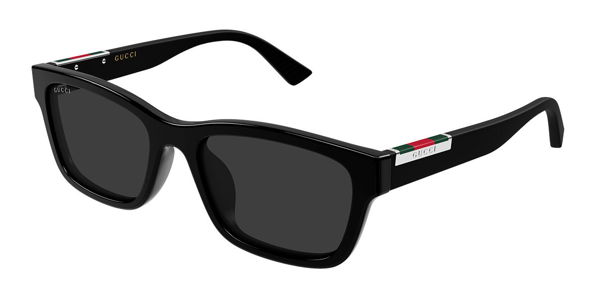 Gucci GG2092SA Asian Fit 001, Black frame, Grey lenses