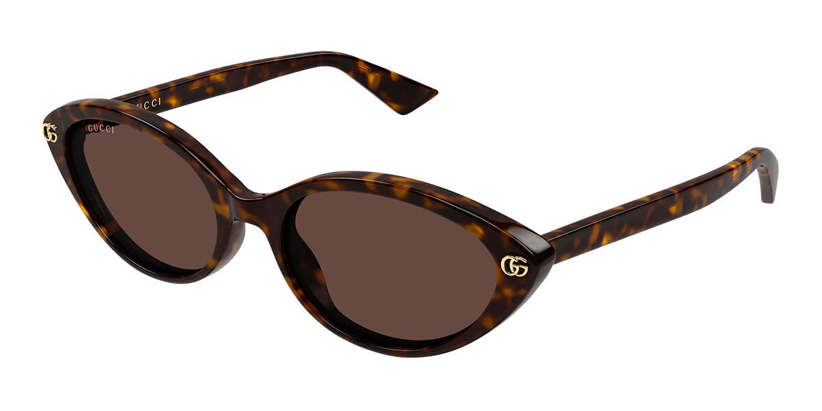Gucci GG2110S 002, Tortoiseshell frame, Brown lenses