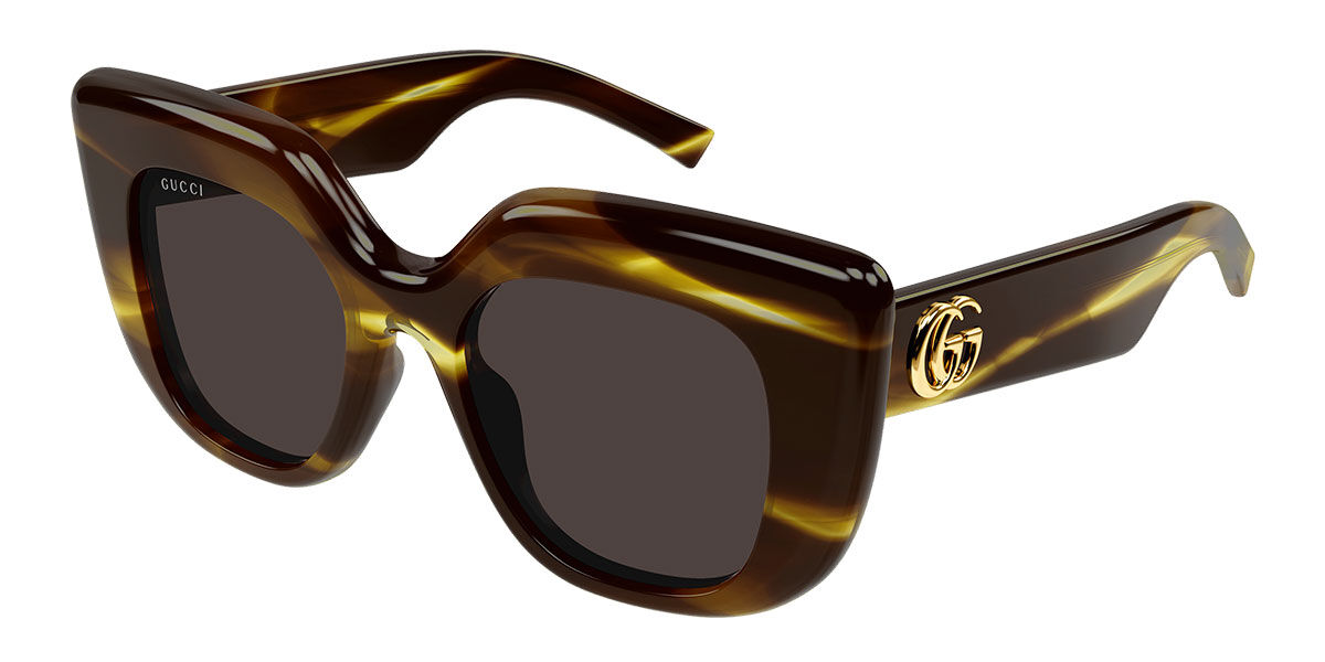 Gucci GG2030S 003, Tortoiseshell frame, Grey lenses
