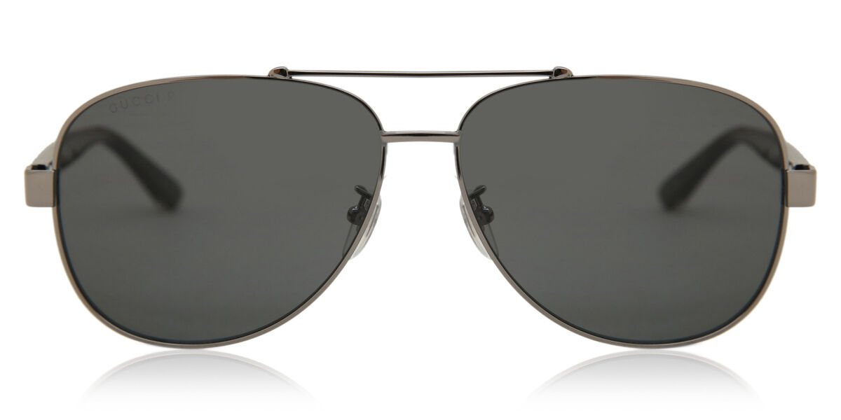 Gucci GG0528S 007, Grey frame, Grey Polarized lenses