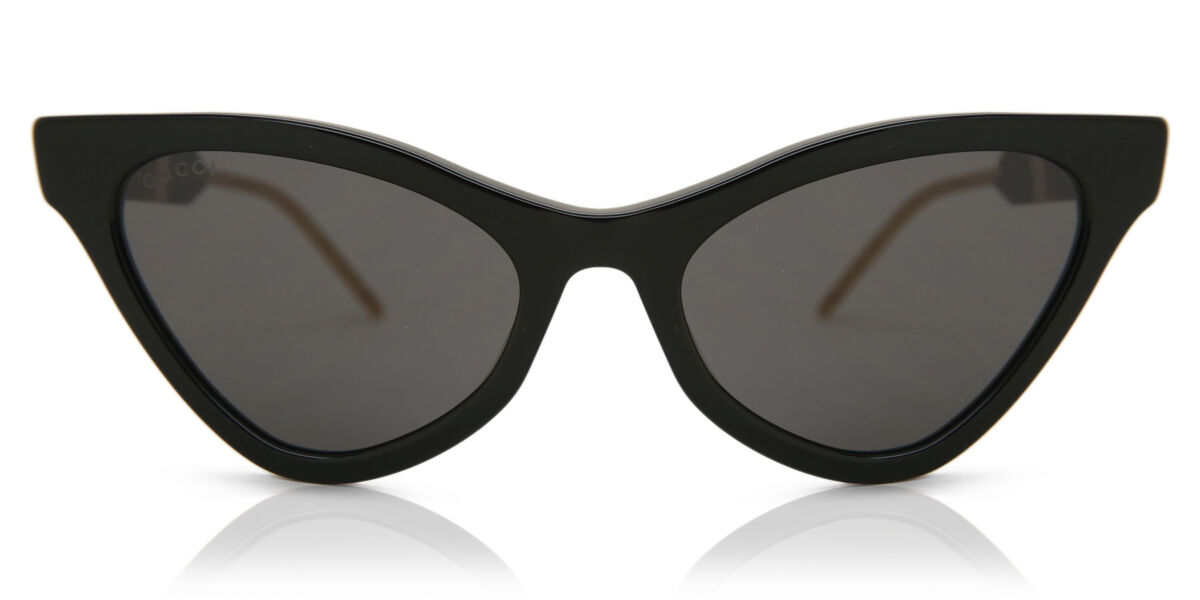 Gucci GG0597S 001, Black frame, Grey lenses