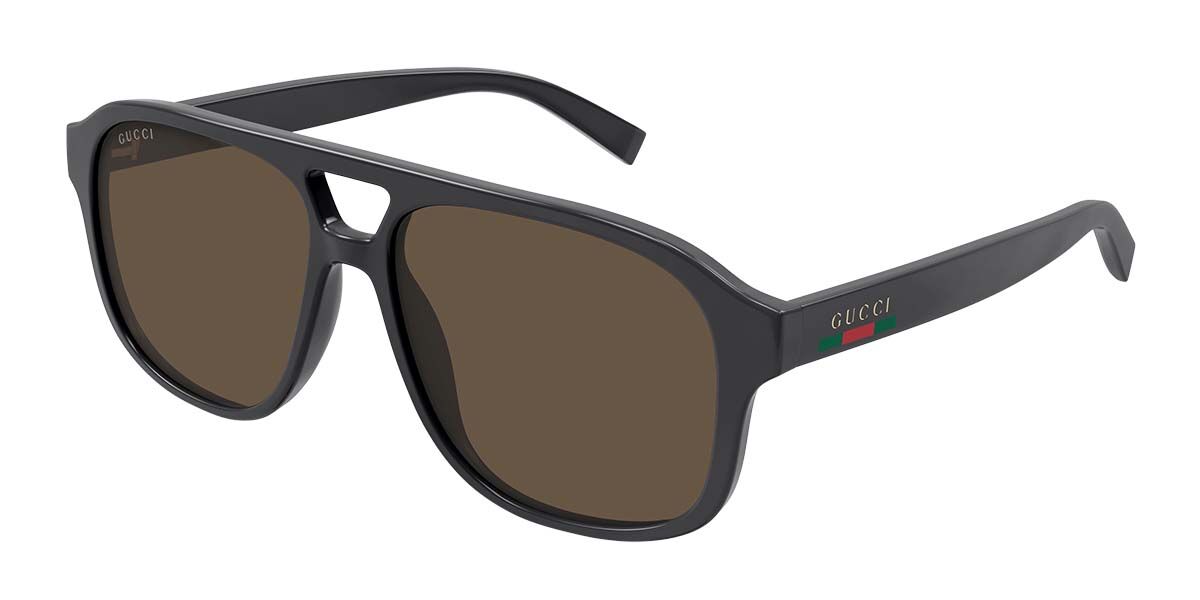 Gucci GG1856S 003, Grey frame, Brown lenses