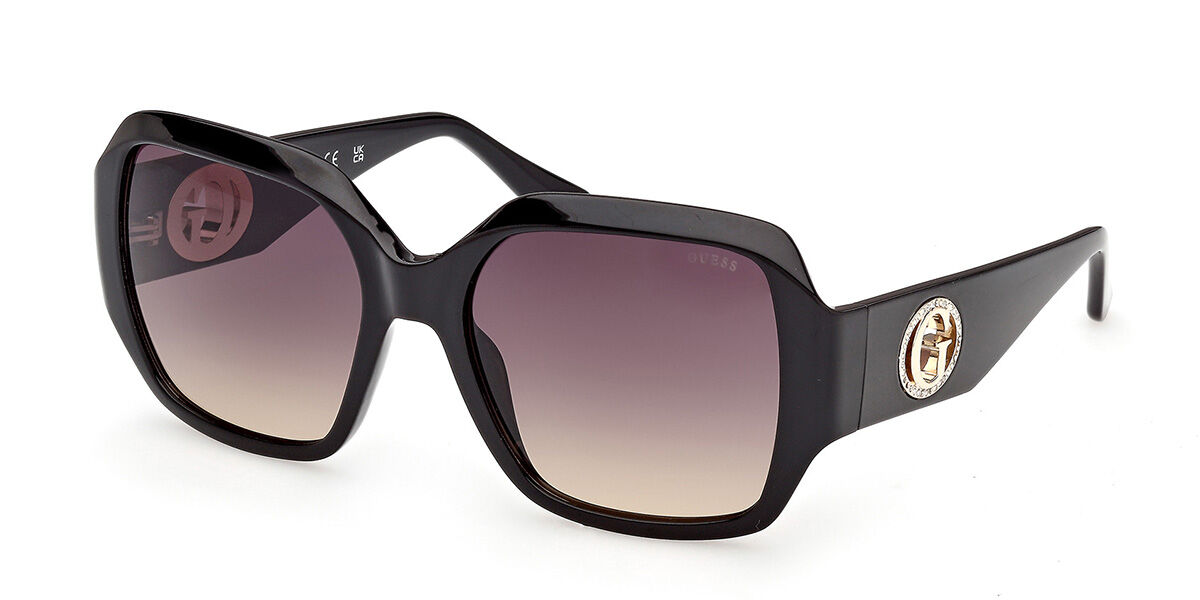 Guess GU00283 01B Women's Sunglasses Black Size 57