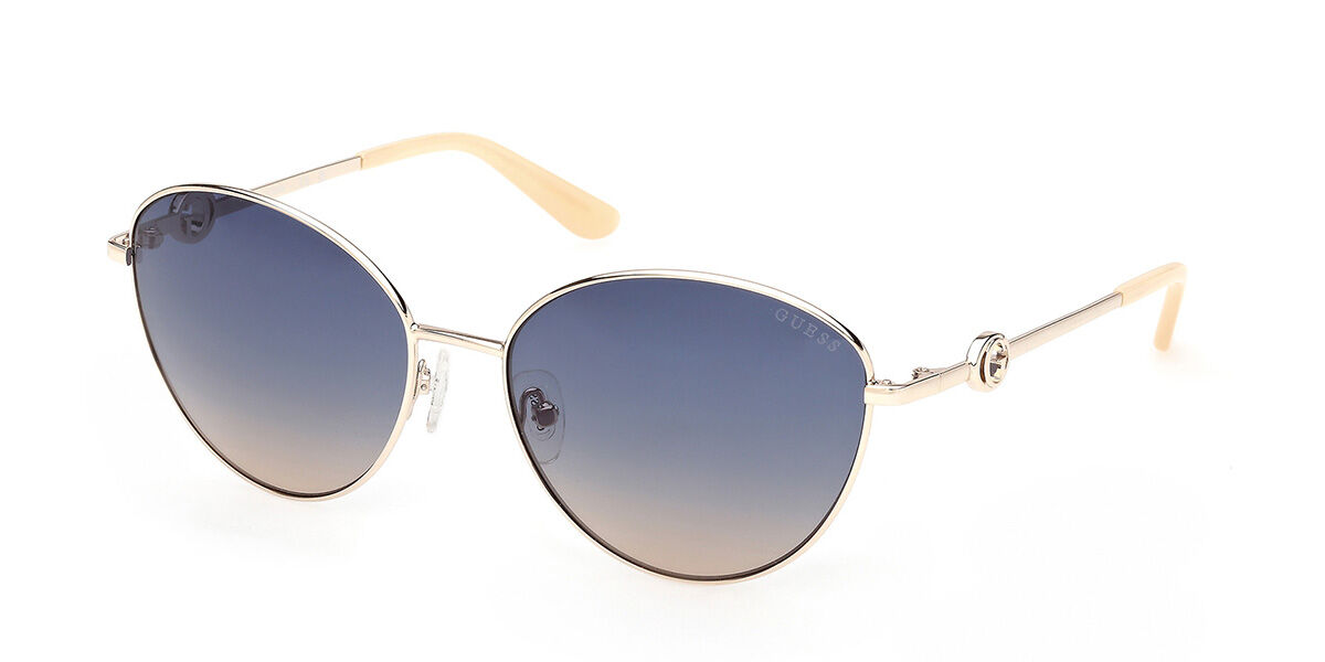 Guess GU00284 32W Women's Sunglasses Gold Size 58