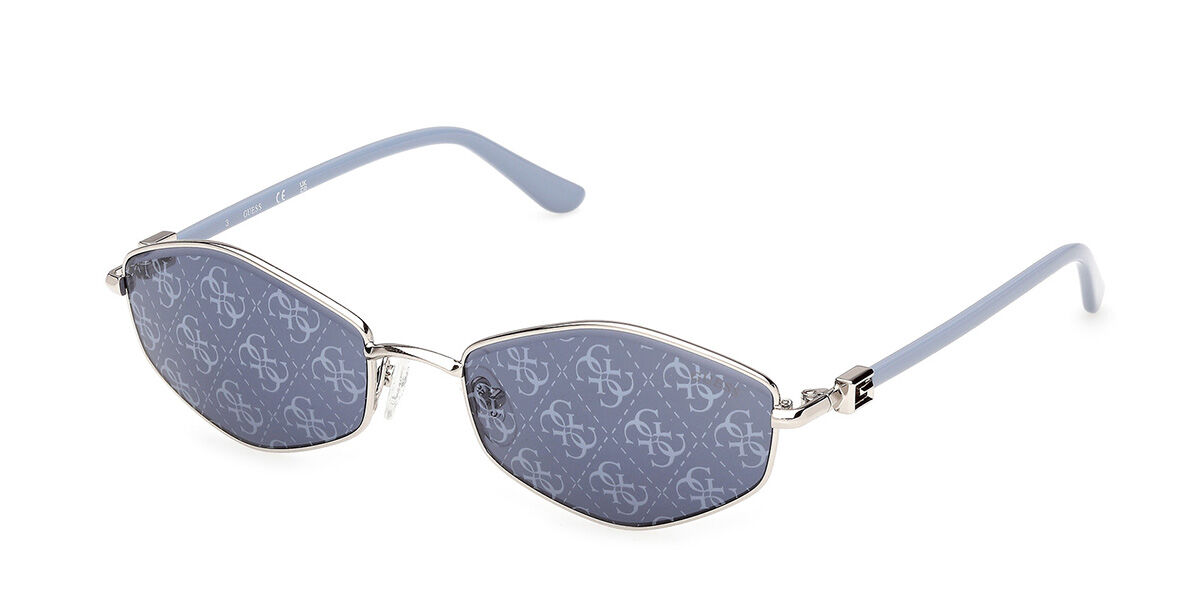 Guess GU00289 10X Women's Sunglasses Silver Size 56