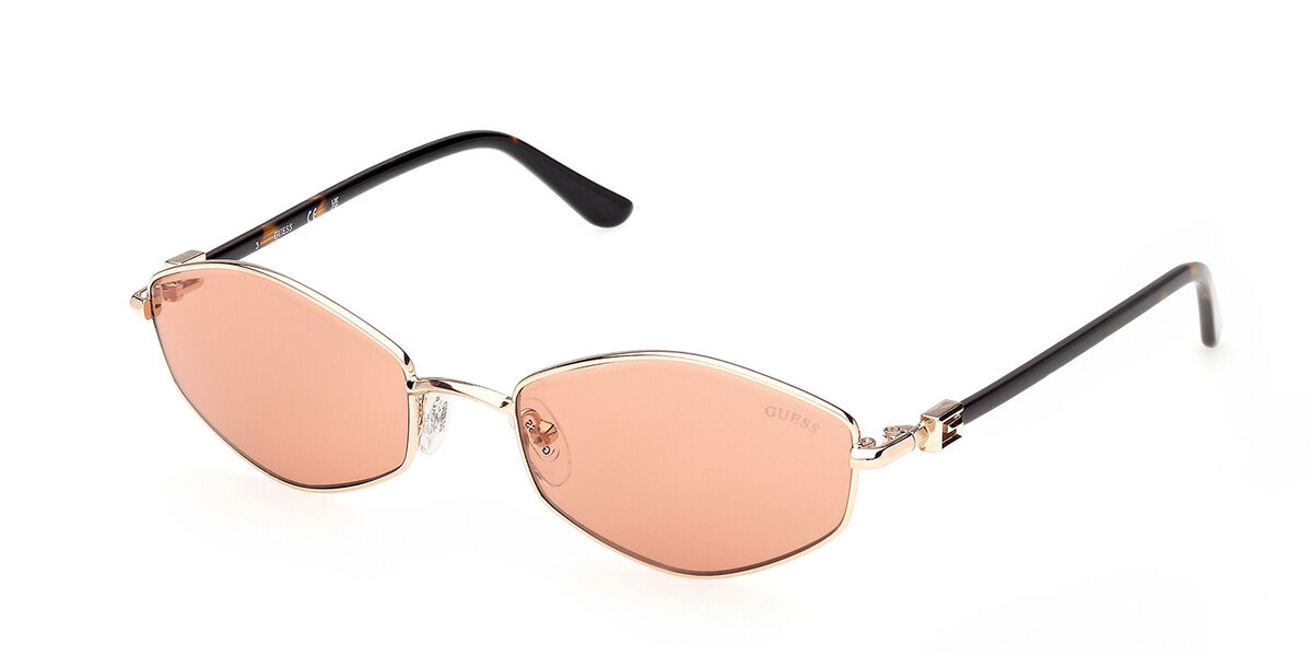 Guess GU00289 32E Women's Sunglasses Gold Size 56