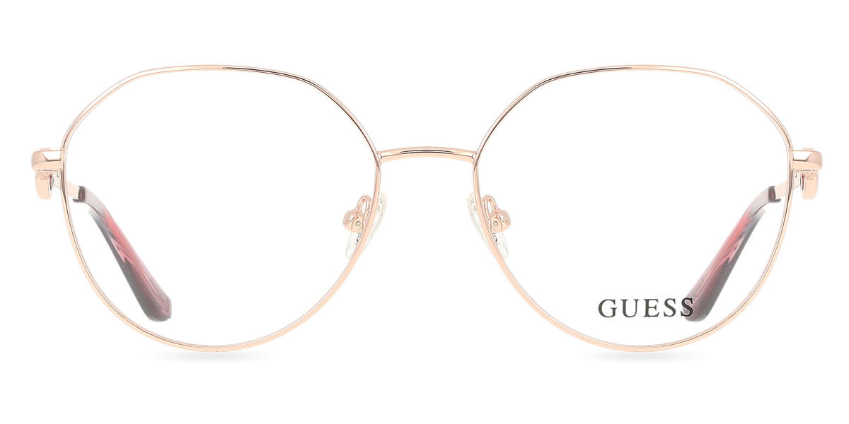 Guess GU50348 028 Women's Eyeglasses Gold Size 53 (Frame Only) - Blue Light Block Available
