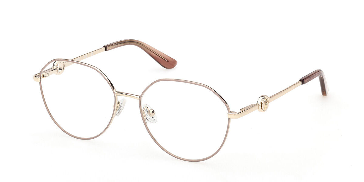 Guess GU50348 059 Women's Eyeglasses Brown Size 53 (Frame Only) - Blue Light Block Available