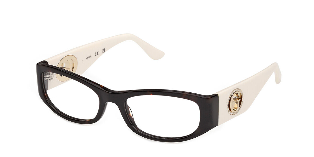 Guess GU50352 052 Women's Eyeglasses Tortoiseshell Size 53 (Frame Only) - Blue Light Block Available