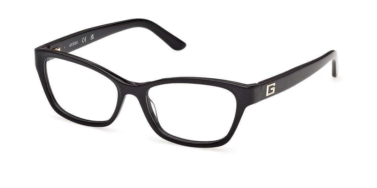 Guess GU50353 001 Women's Eyeglasses Black Size 51 (Frame Only) - Blue Light Block Available