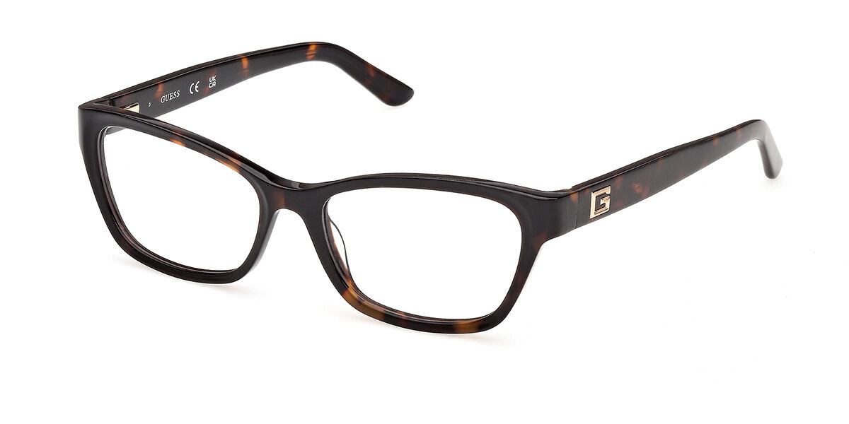 Guess GU50353 052 Women's Eyeglasses Tortoiseshell Size 53 (Frame Only) - Blue Light Block Available