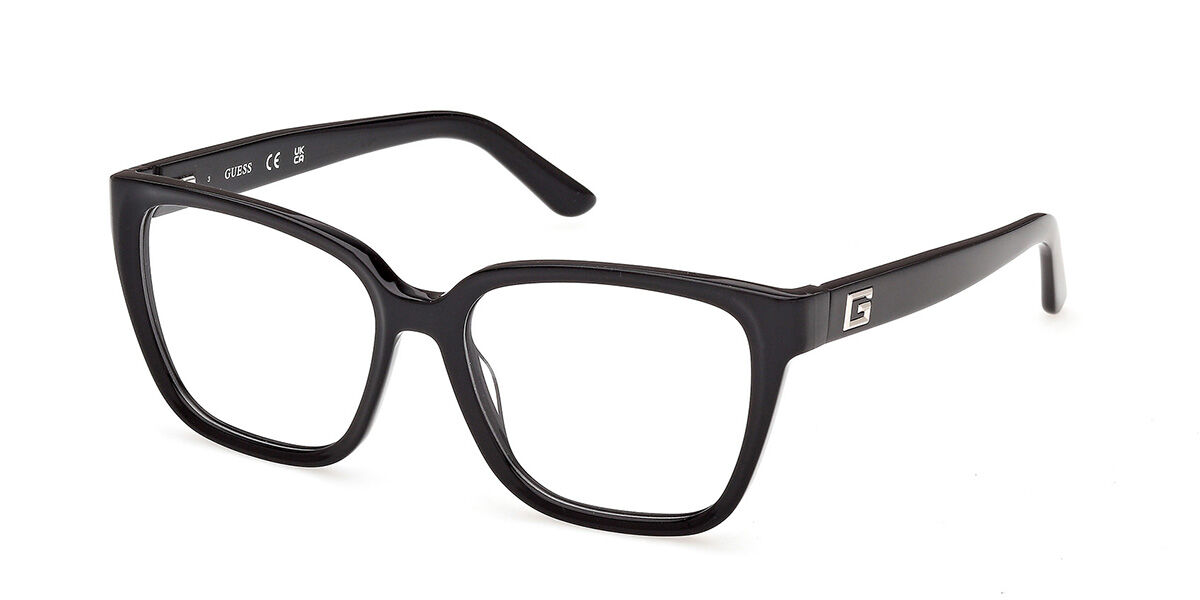 Guess GU50354 001 Women's Eyeglasses Black Size 53 (Frame Only) - Blue Light Block Available