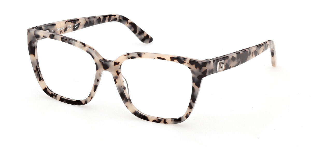 Guess GU50354 056 Women's Eyeglasses Tortoiseshell Size 55 (Frame Only) - Blue Light Block Available