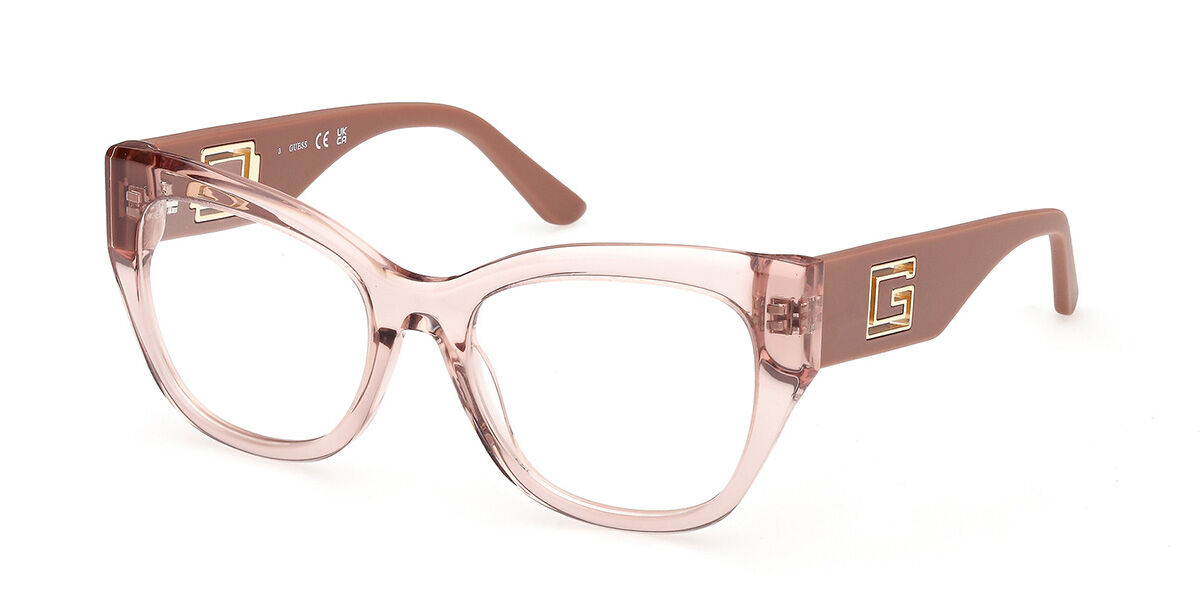 Guess GU50356 072 Women's Eyeglasses Pink Size 52 (Frame Only) - Blue Light Block Available