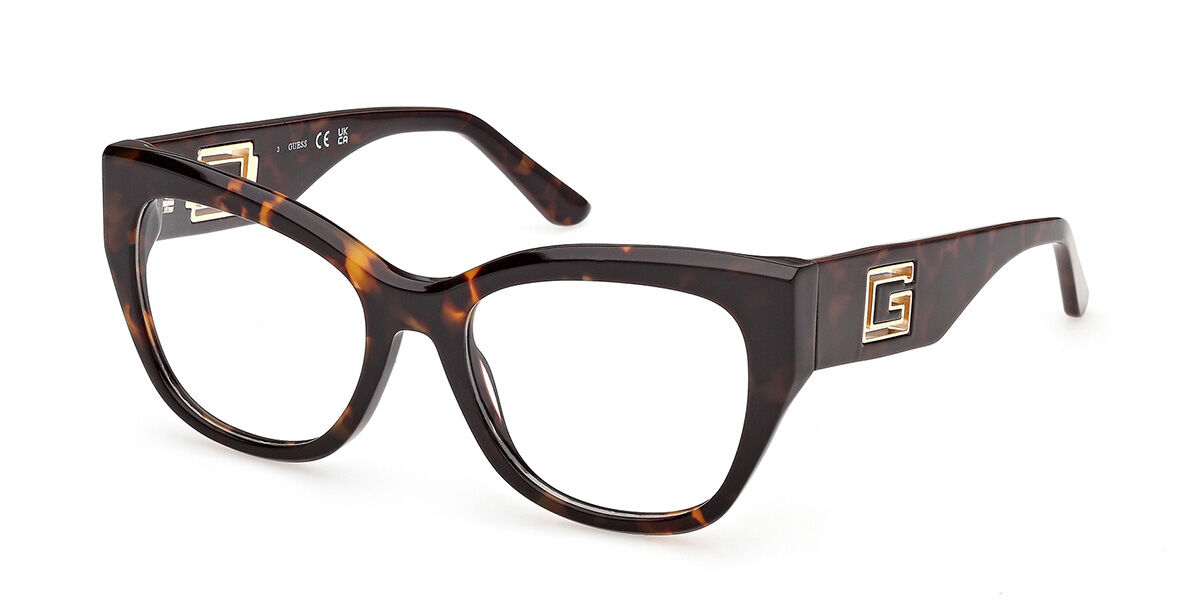 Guess GU50356 052 Women's Eyeglasses Tortoiseshell Size 52 (Frame Only) - Blue Light Block Available
